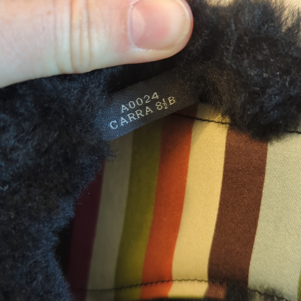 Coach Designer Carra Black Faux Fur Slip-On Slipper Shoes W/ Logo Charm Luxe - Picture 5 of 8